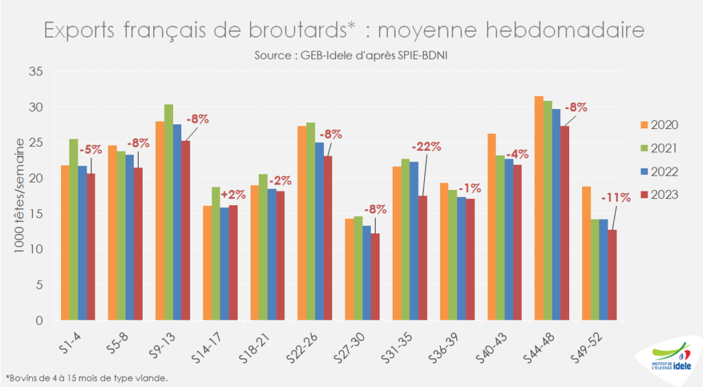 Entre-semaines-49-et-52-de-2023-les-exports-de-broutards-FR-ont-recule-de-moins-11%-par-rapport-a-2022.